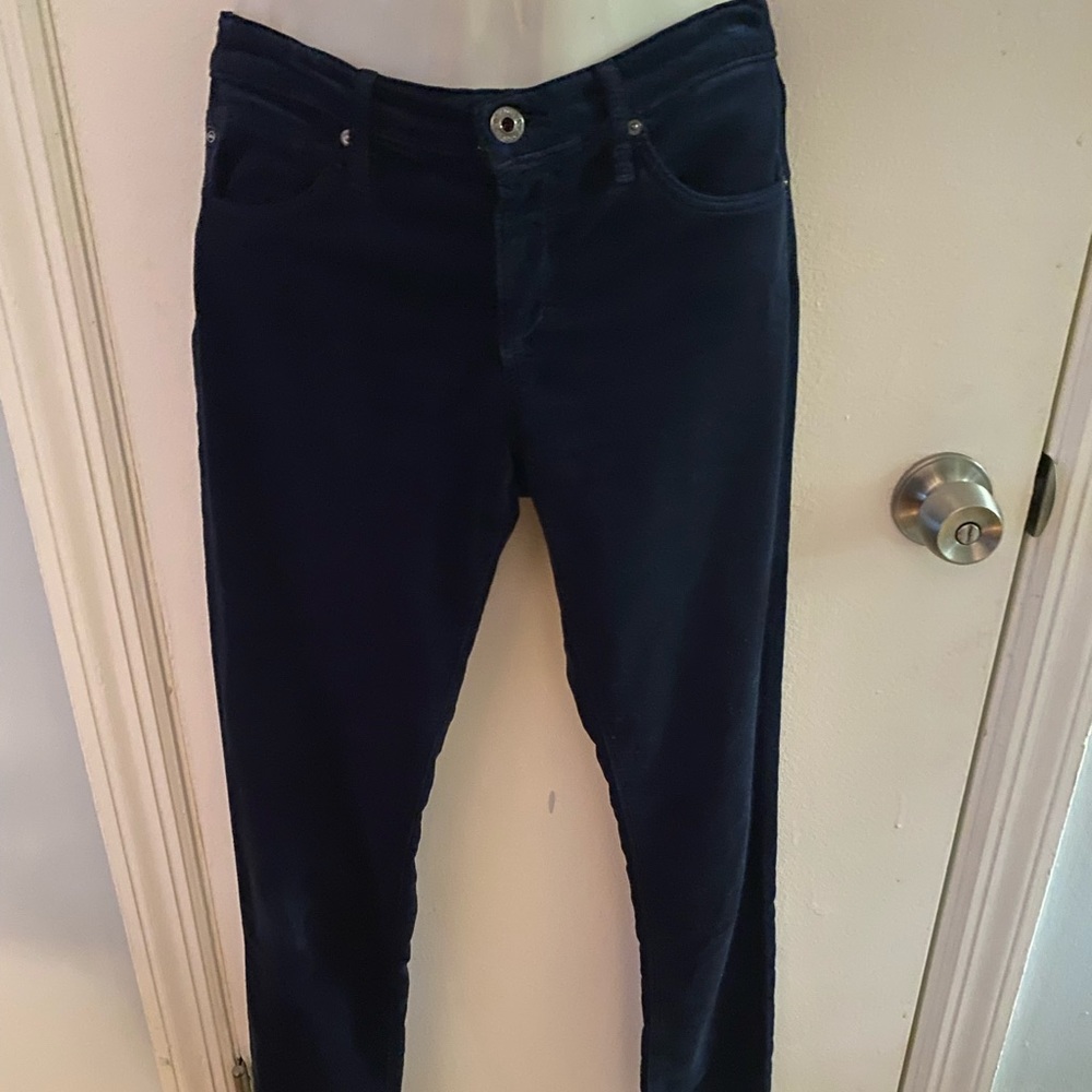 Super Skinny Velour Jeans